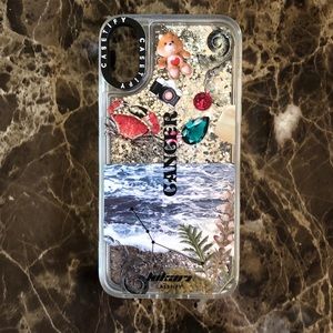 Casetify X Hikari glitter horoscope phone case